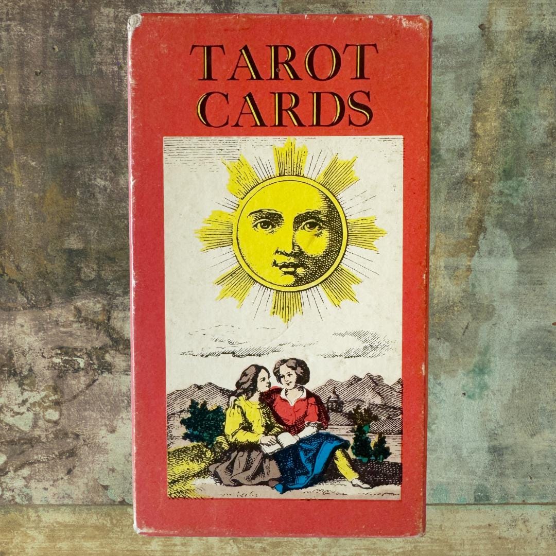 Vintage 1970 Swiss Tarot Set - Waddington's Complete 78-Card Deck | Tarot Cards | Metta-Blessed™