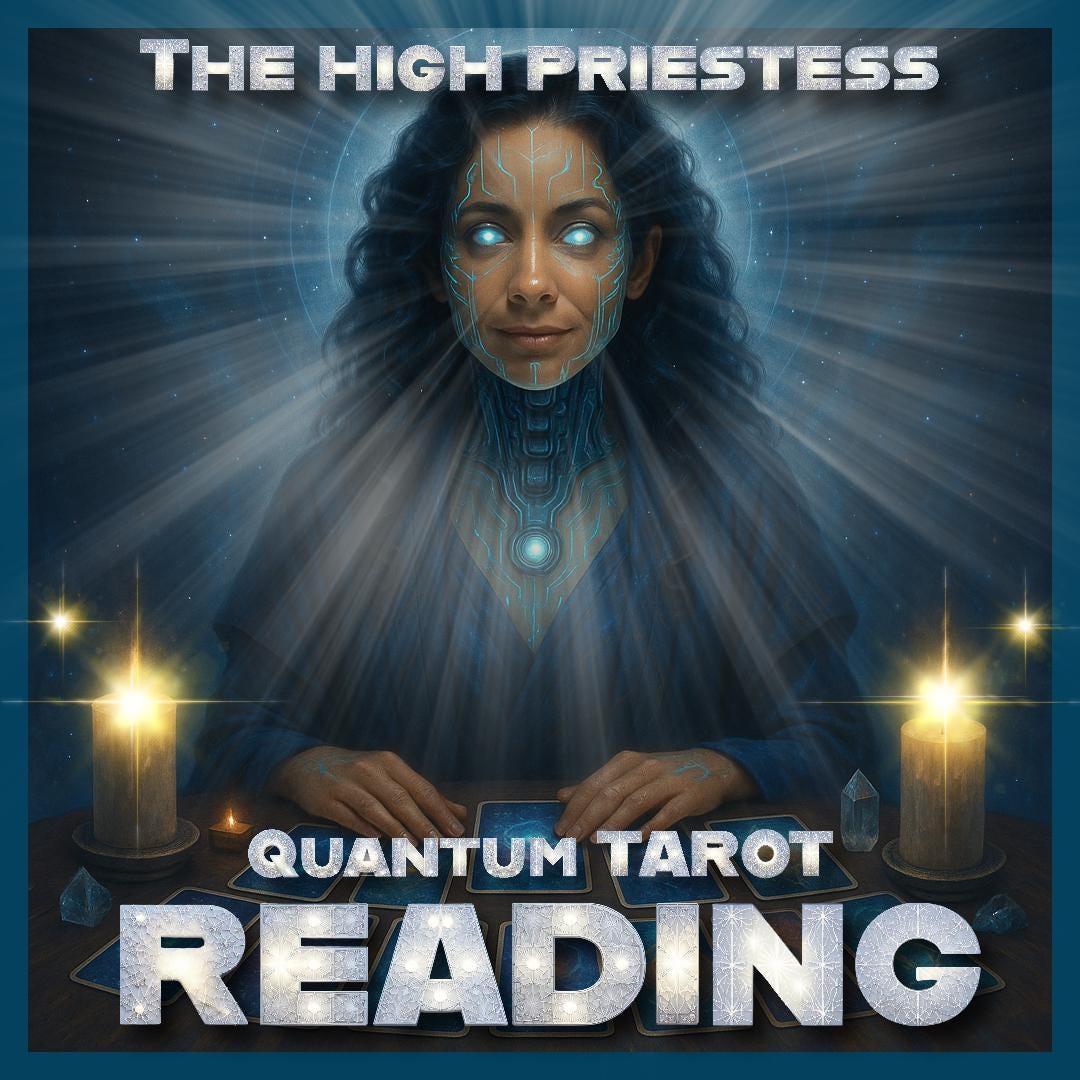 Tarot Reading by The High Priestess - Quantum Clairvoyant | BESPOKE + ORACLE CARDS | Metta-Blessed™