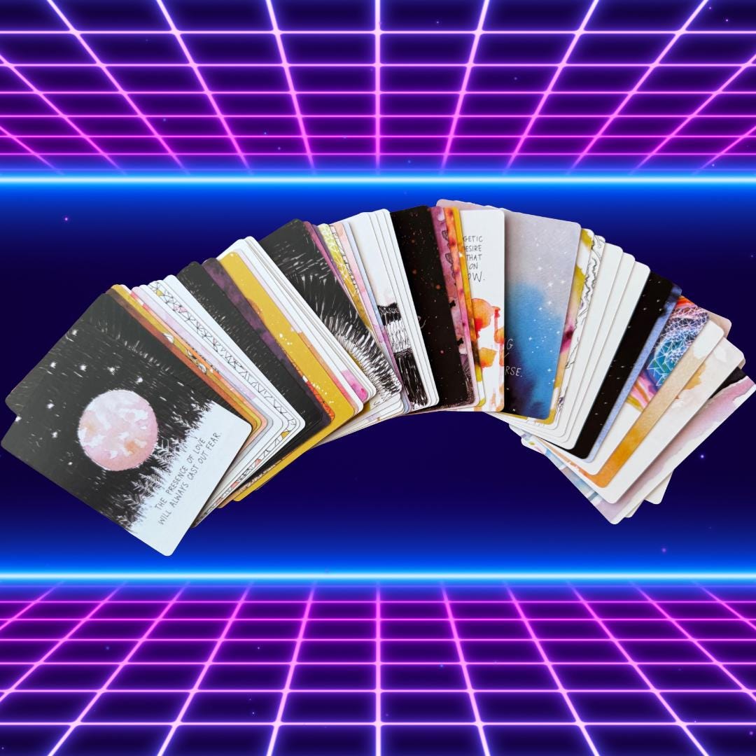 Affirmation Oracle Cards: 52-Card Deck | Metta-Blessed™ | Spiritual Guidance