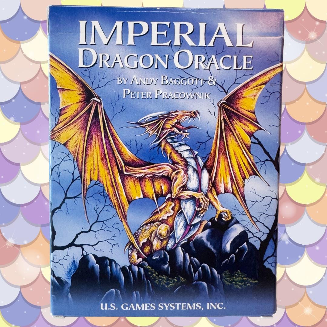 Imperial Dragon Oracle Cards (2009) Andy Baggott & Peter Pracownik | U.S. Games Systems | Metta-Blessed™