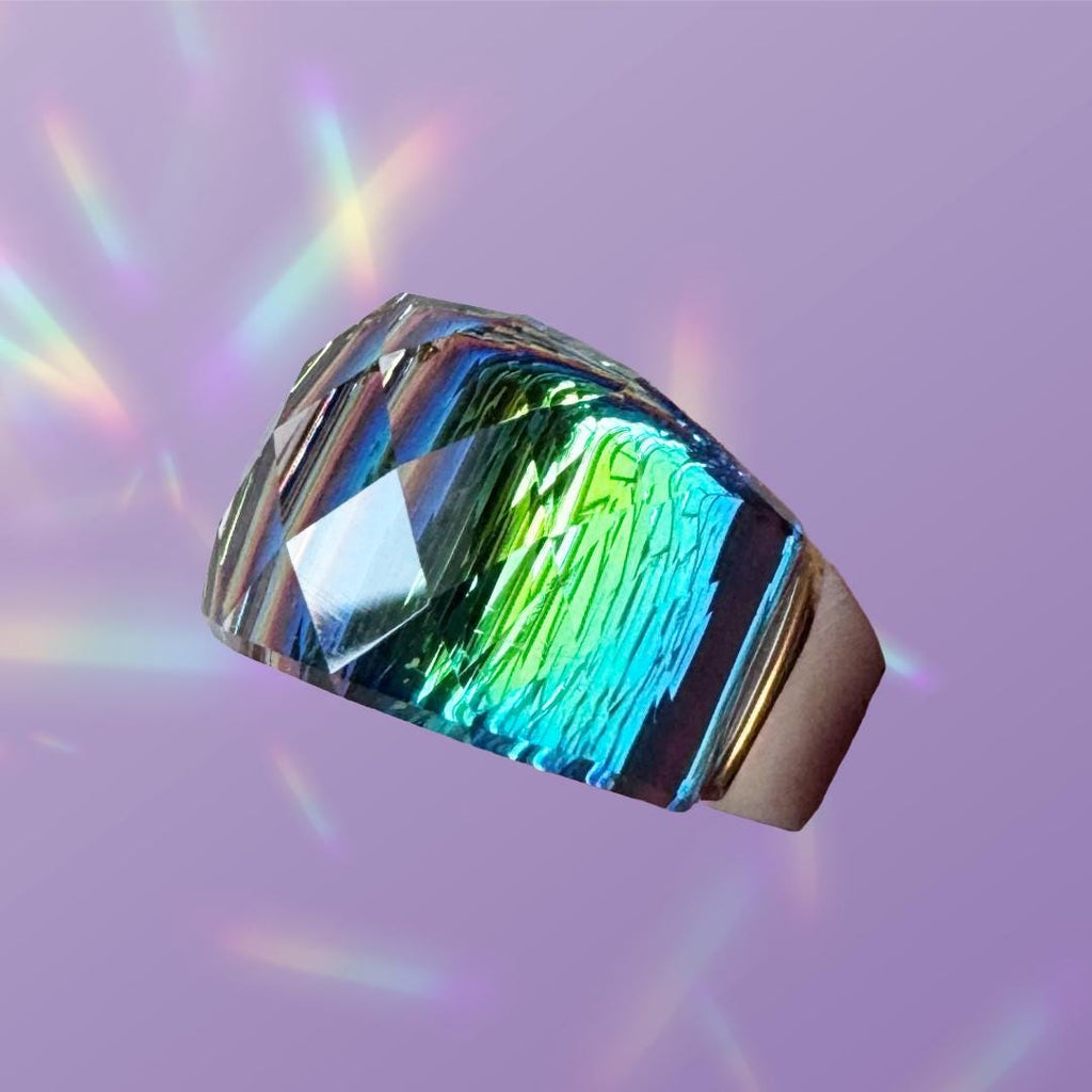Enchanted Ring - Aurora Borealis Spirit | Rainbow Guardian Energy Vessel | POWERFUL MANIFESTATION | Metta-Blessed™