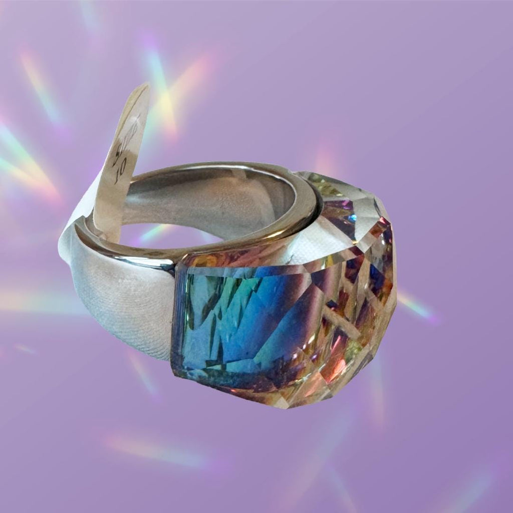 Enchanted Ring - Aurora Borealis Spirit | Rainbow Guardian Energy Vessel | POWERFUL MANIFESTATION | Metta-Blessed™