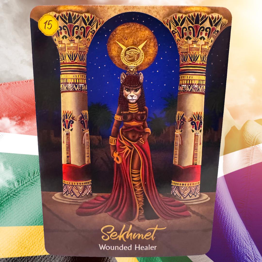 African Goddess Rising Oracle Cards | 44-Card Deck & Guidebook by Abiola Abrams | Metta-Blessed™