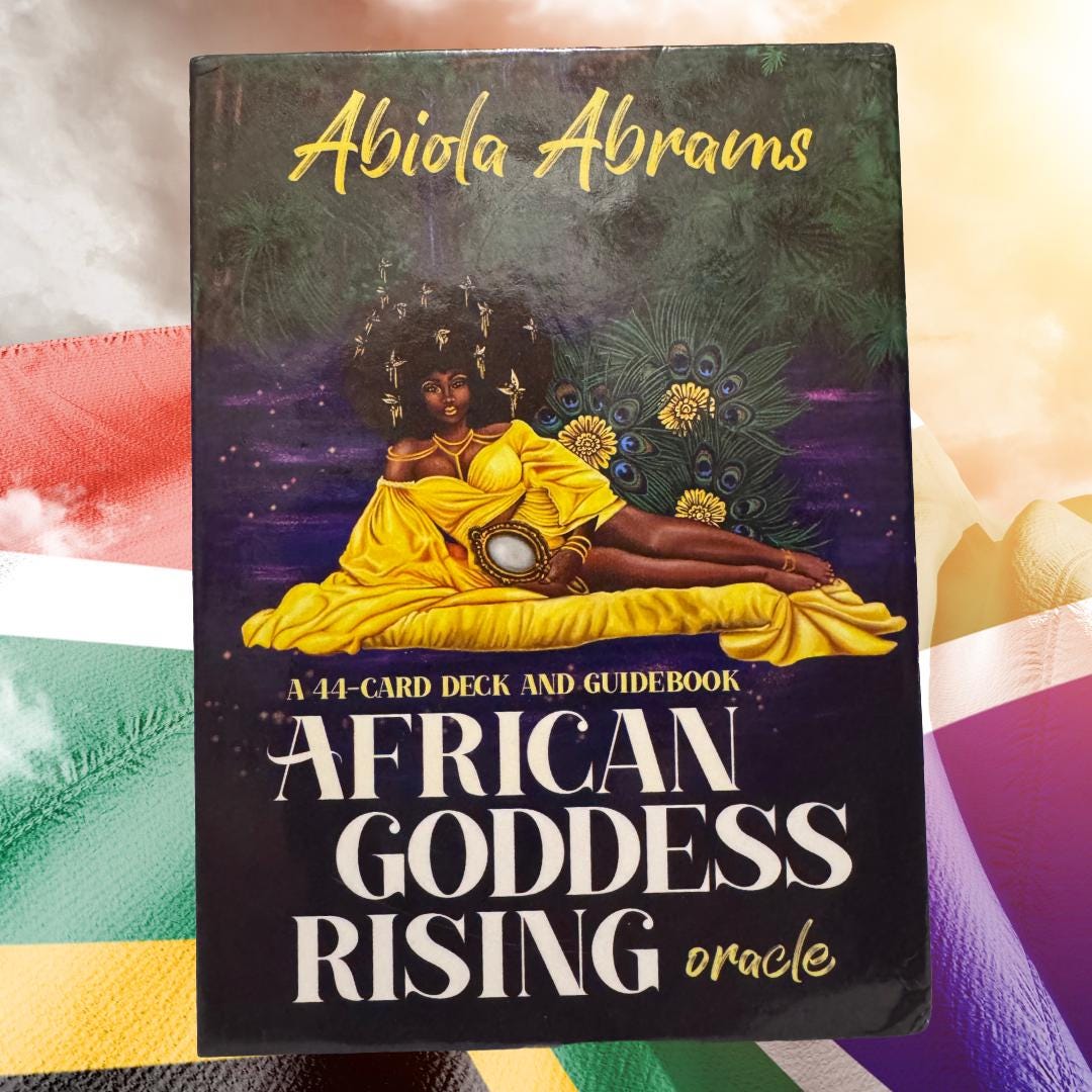 African Goddess Rising Oracle Cards | 44-Card Deck & Guidebook by Abiola Abrams | Metta-Blessed™