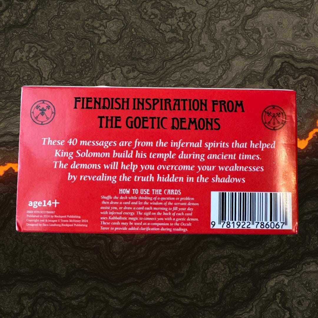 Oracle Cards | Metta-Blessed™ | Demon of the Day Oracle Cards – Fiendish Inspiration from the Goetic Demons