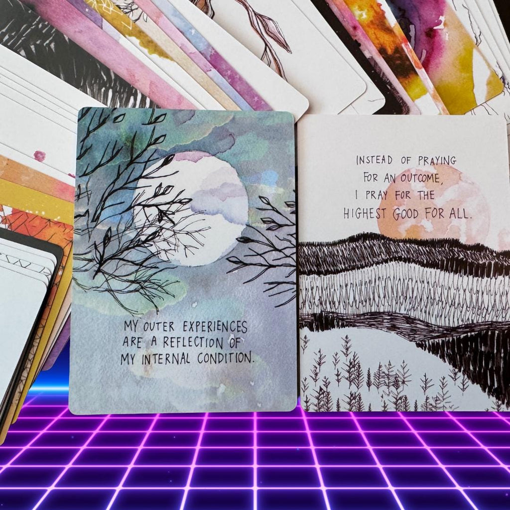 Affirmation Oracle Cards: 52-Card Deck | Metta-Blessed™ | Spiritual Guidance