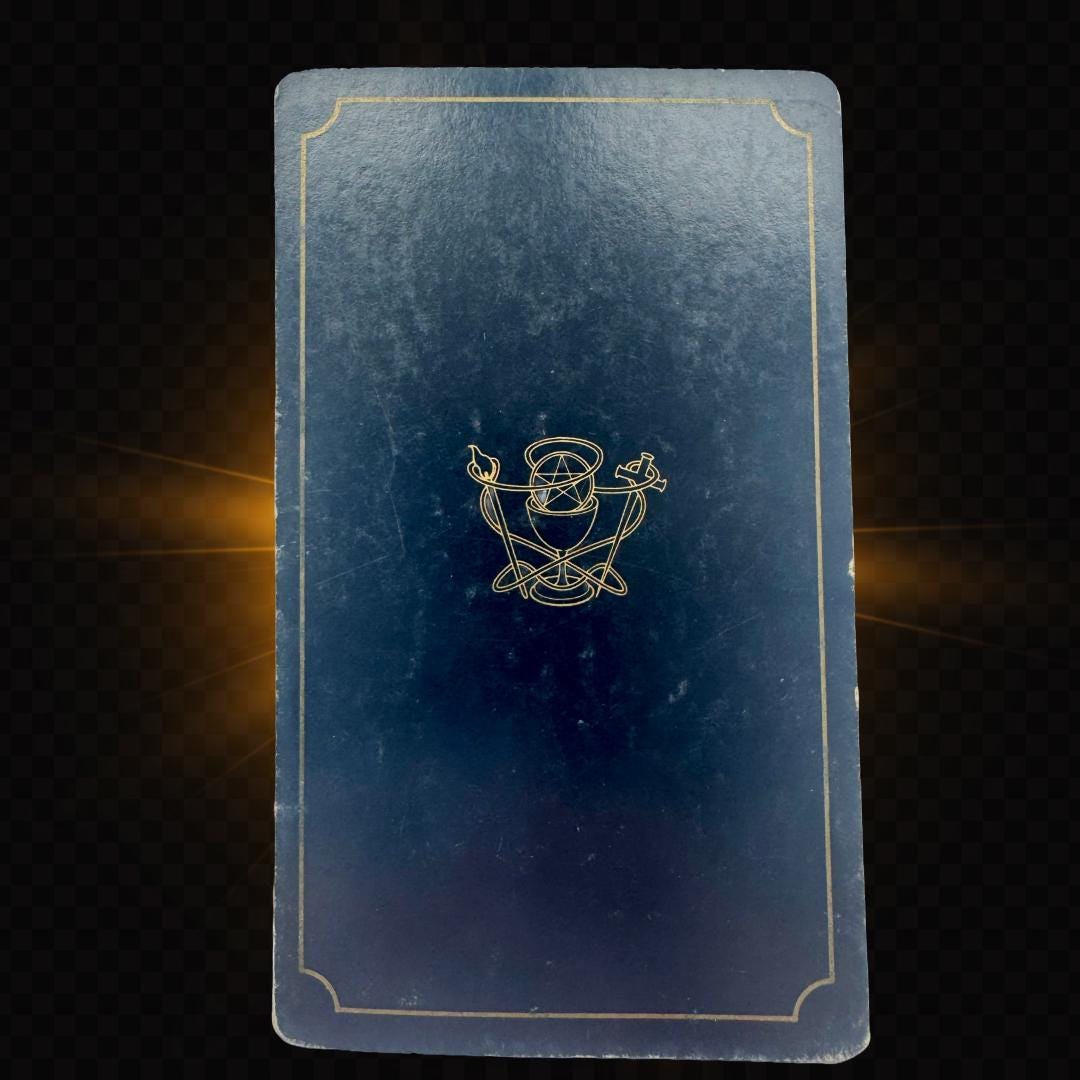 Hermetic Tarot Deck with Cloth: Golden Dawn, Practitioner's Legacy | Worked Deck | Metta-Blessed™