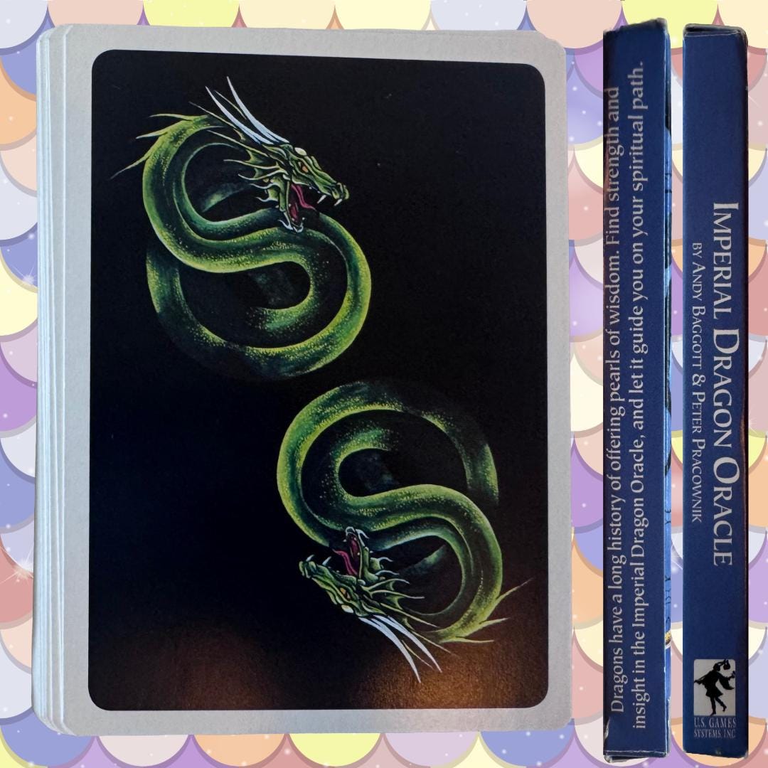 Imperial Dragon Oracle Cards (2009) Andy Baggott & Peter Pracownik | U.S. Games Systems | Metta-Blessed™