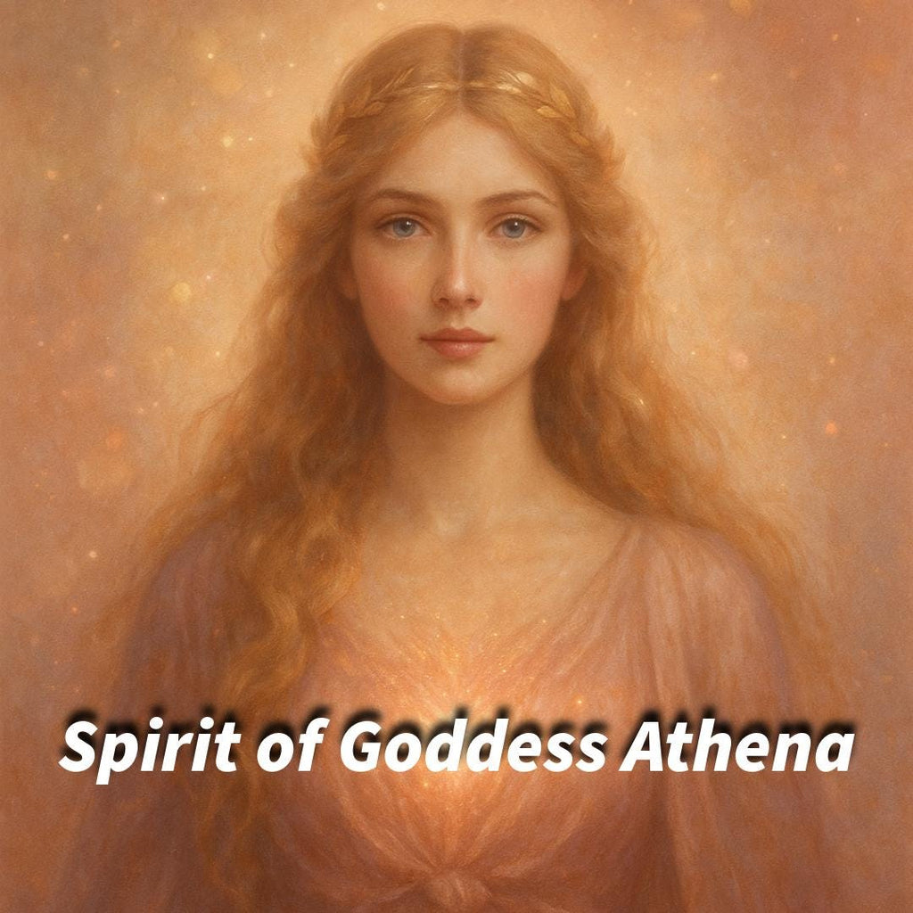 Enchanted Ring - Goddess Athena Spirit | Rose Gold with Cubic Zirconia, Size 10 | POWERFUL ENCHANTMENT