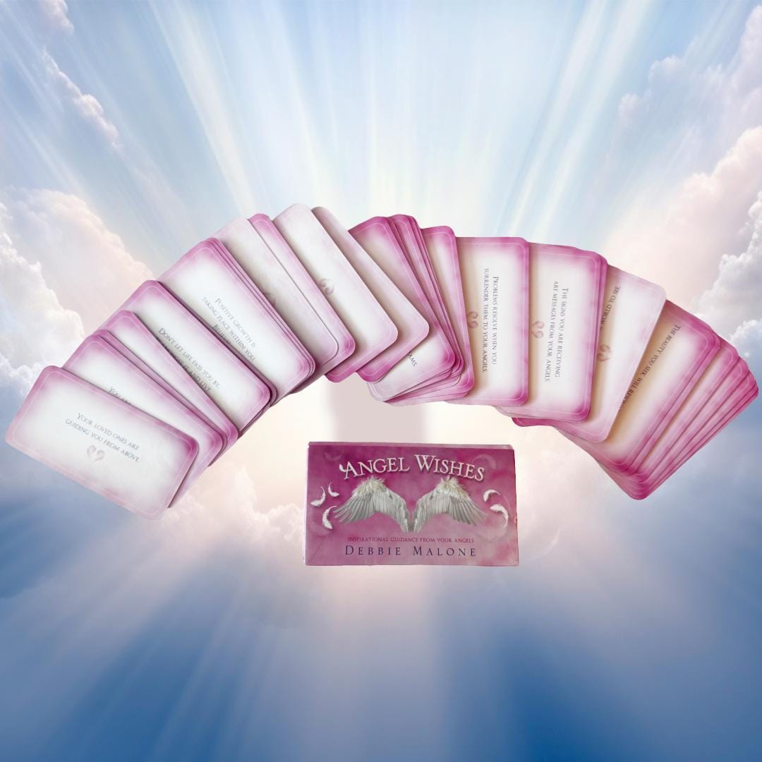 Angel Wishes Cards by Debbie Malone – Oracle Deck | Metta-Blessed™ | Spiritual Guidance
