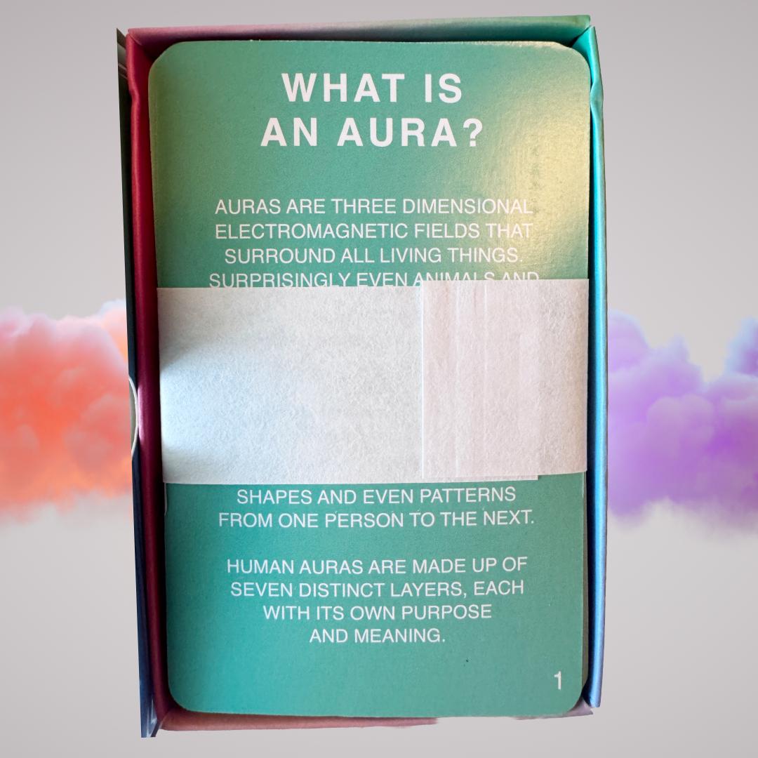 Aura Reading Cards – 100 Card Deck | Learn to See & Interpret Auras | Metta-Blessed™