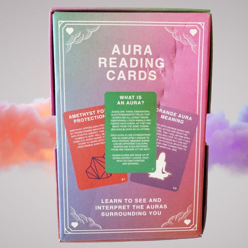 Aura Reading Cards – 100 Card Deck | Learn to See & Interpret Auras | Metta-Blessed™