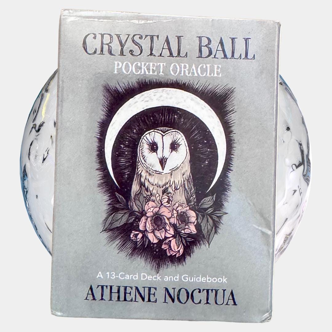 Crystal Ball Pocket Oracle: 13-Card Divination Deck & Guidebook