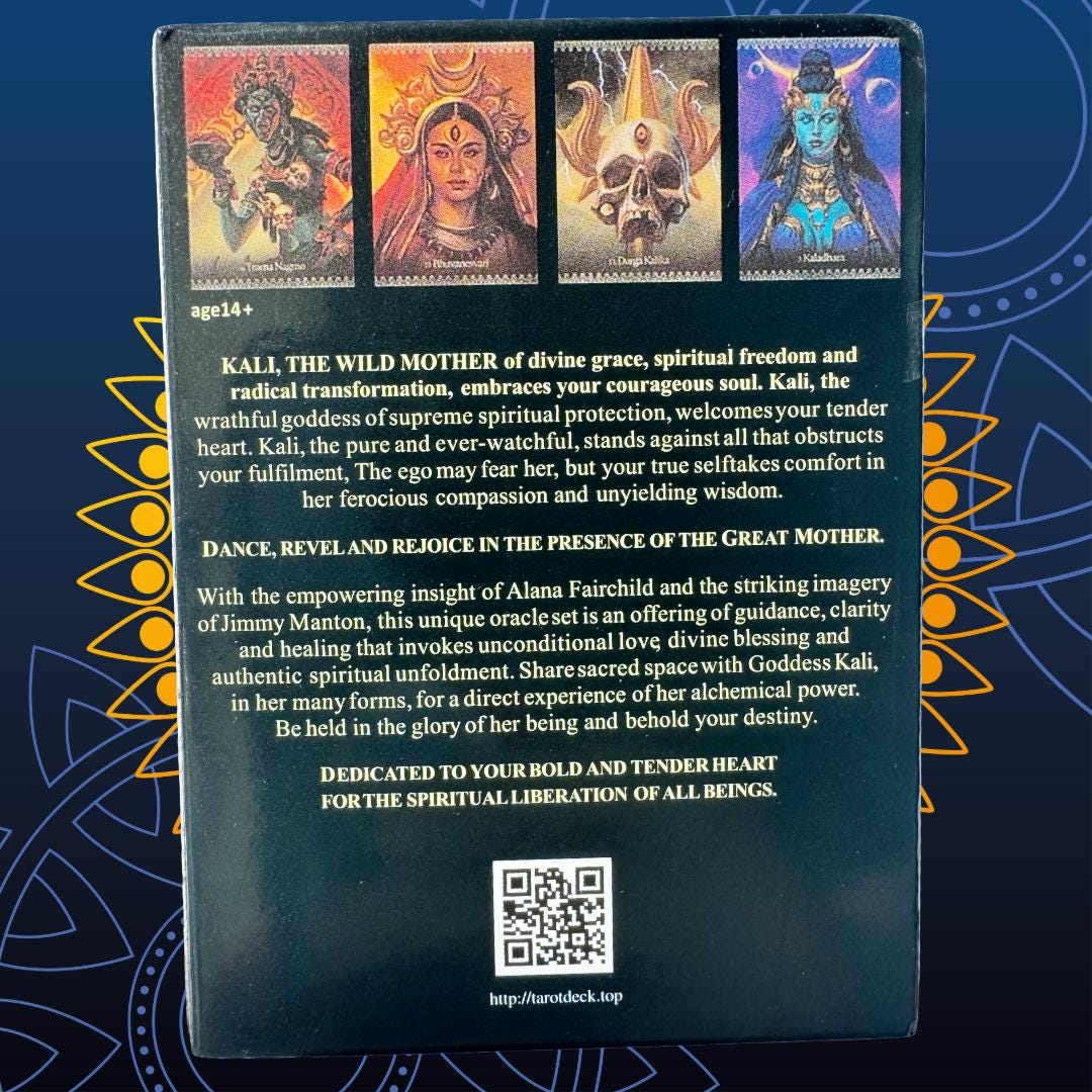 Kali Oracle Cards by Alana Fairchild | Divine Mother Guidance | Metta-Blessed™