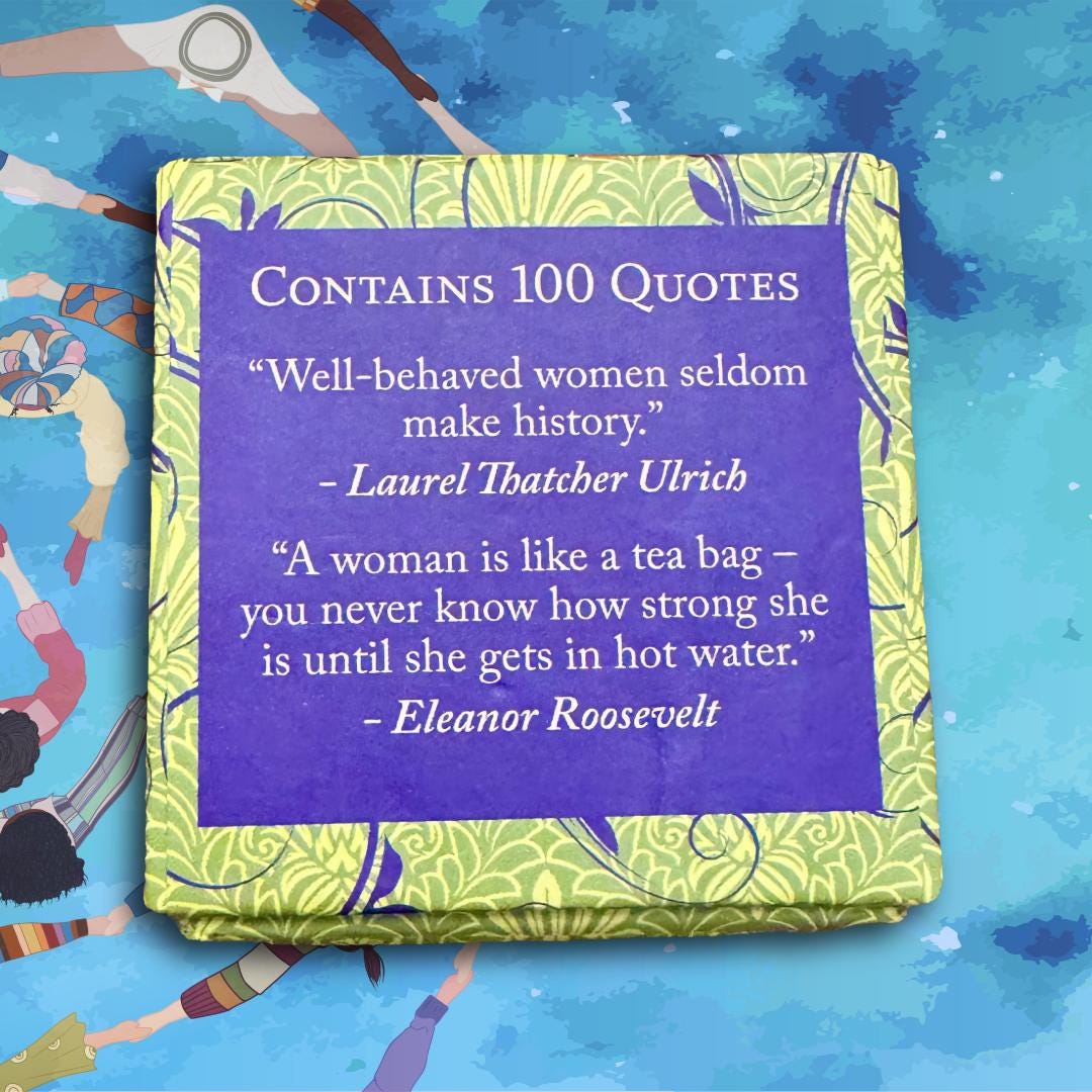 Little Box of Women’s Wisdom – 100 Inspirational Quotes by Iconic Women | Metta-Blessed™ | Spiritual Guidance