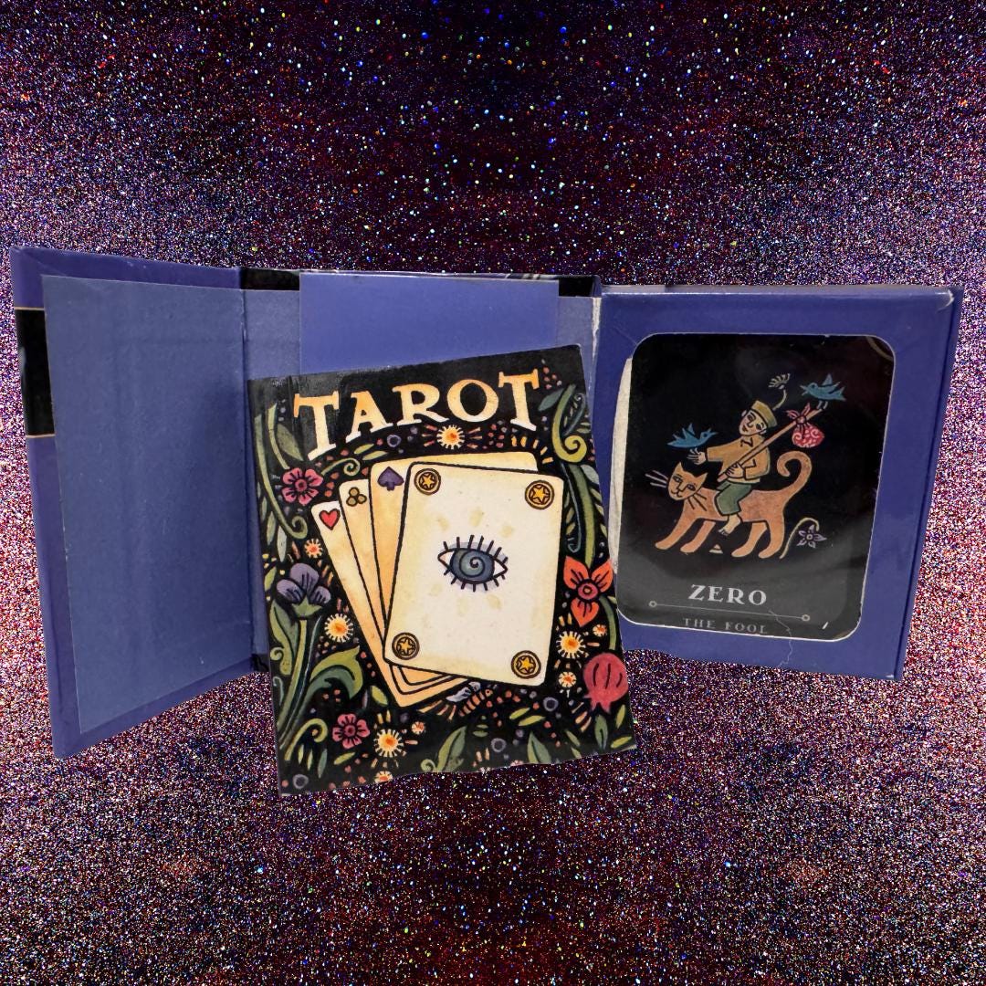 Mini Julie Paschkis Tarot: 78-Card Deck and Booklet (2002) | Metta-Blessed™