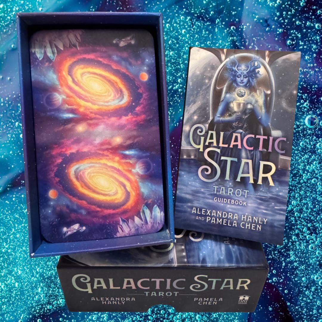 Galactic Star Tarot | 78-Card Deck and Guidebook by Alexandra Hanly & Pamela Chen | Metta-Blessed™
