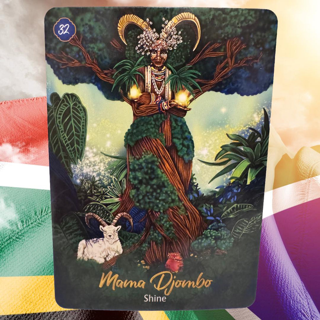 African Goddess Rising Oracle Cards | 44-Card Deck & Guidebook by Abiola Abrams | Metta-Blessed™