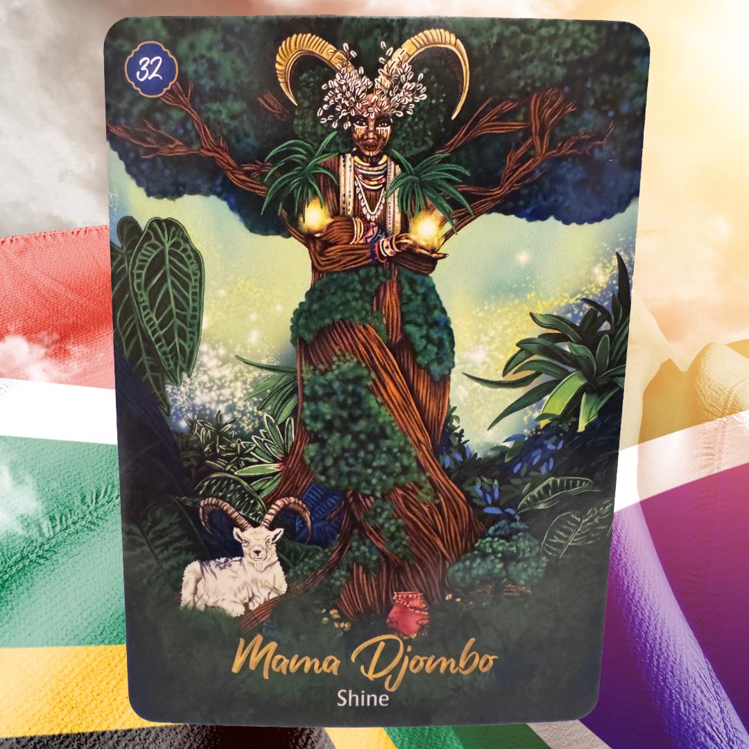 African Goddess Rising Oracle Cards | 44-Card Deck & Guidebook by Abiola Abrams | Metta-Blessed™