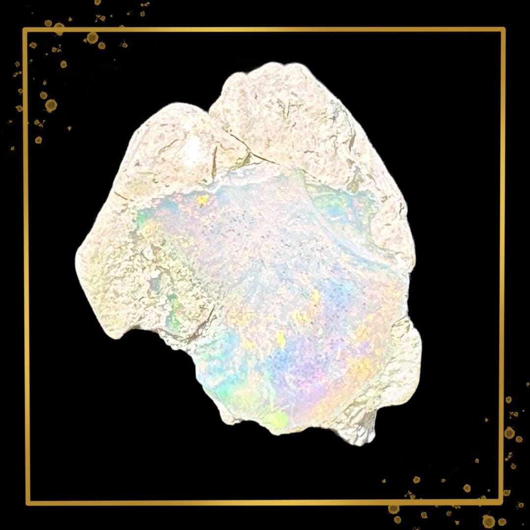 Ethiopian Welo Opal in Natural Matrix | Radiant Fire & Colour Play | Ethical Specimen | Metta-Blessed™
