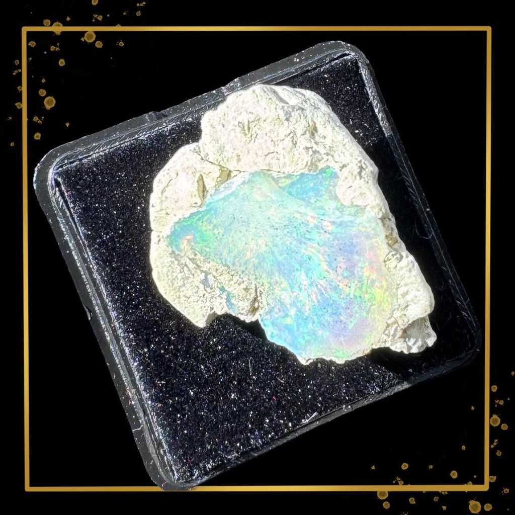 Ethiopian Welo Opal in Natural Matrix | Radiant Fire & Colour Play | Ethical Specimen | Metta-Blessed™