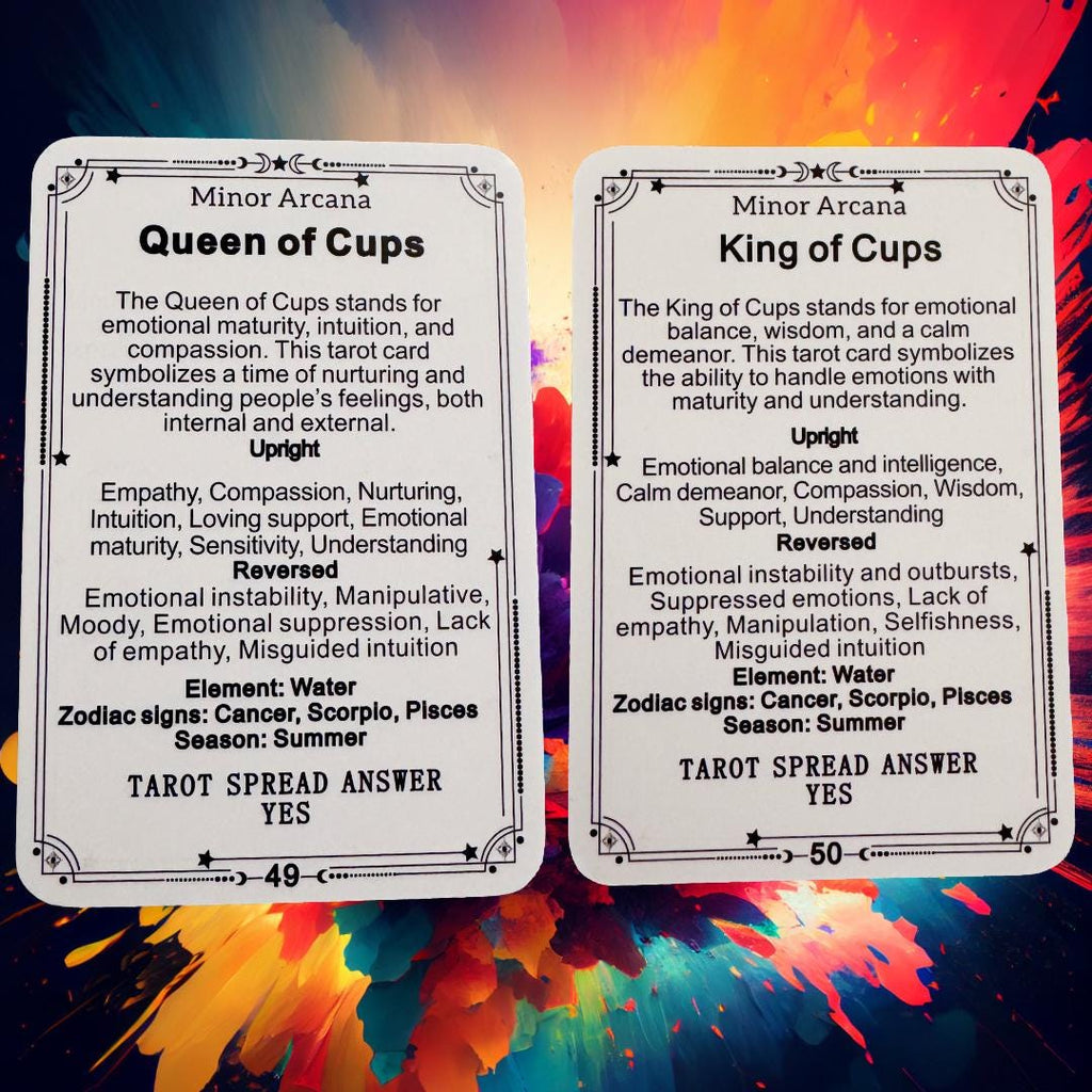 Beginner's Tarot | Double-Sided Tarot Learning Deck | Metta-Blessed™