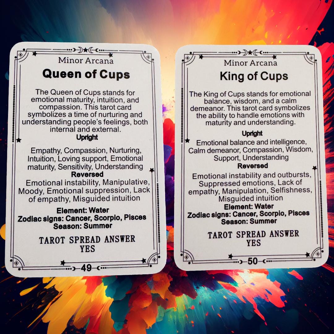 Beginner's Tarot | Double-Sided Tarot Learning Deck | Metta-Blessed™