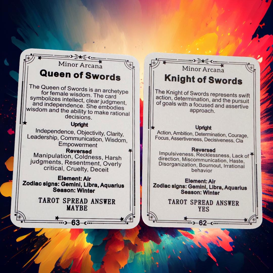 Beginner's Tarot | Double-Sided Tarot Learning Deck | Metta-Blessed™