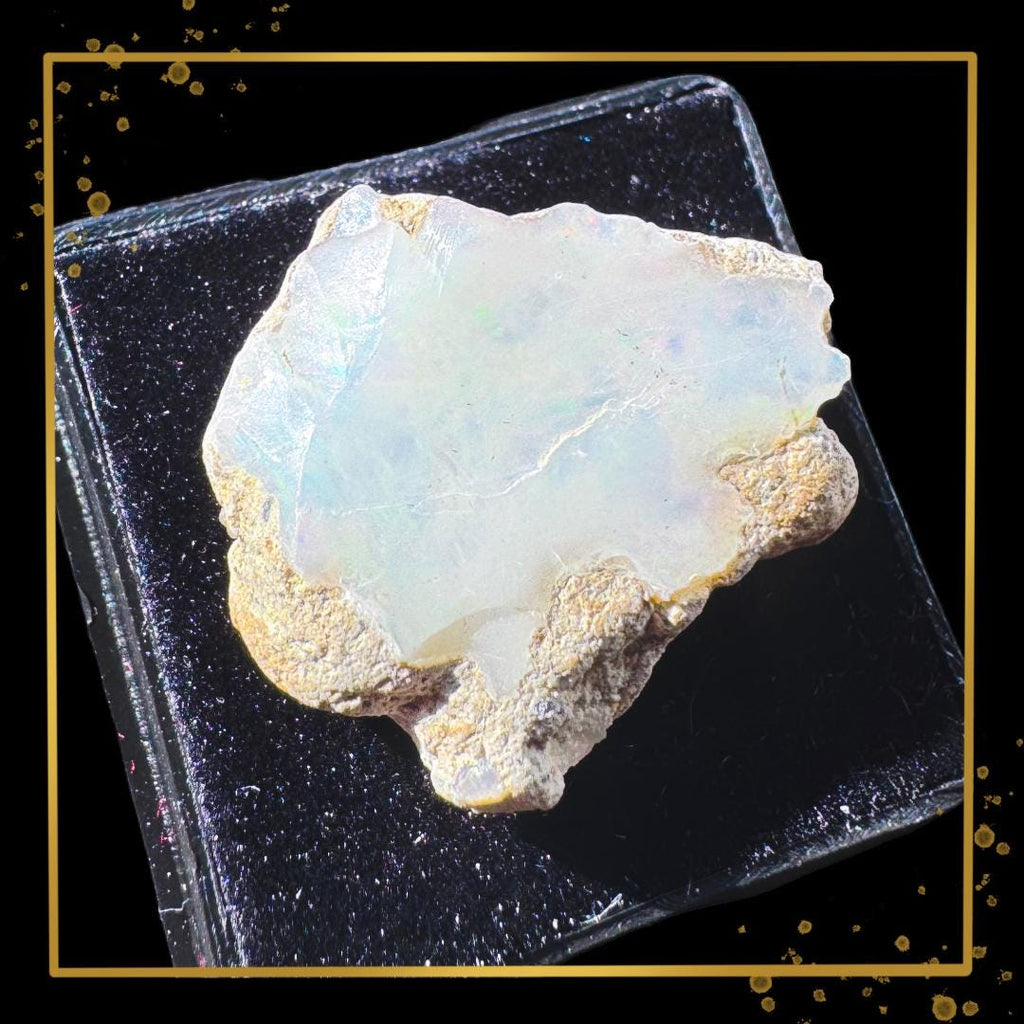 Ethiopian Welo Opal — Luminous Elemental Mirror | Ethical Specimen | Metta-Blessed™