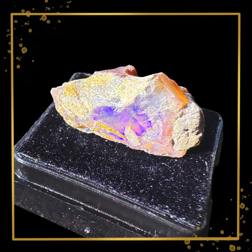 Ethiopian Welo Opal — Fire & Matrix | Ethical Specimen | Metta-Blessed™