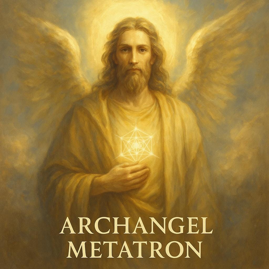 Archangel Metatron Enchanted - Michelangelo's Moses Statue: Ruggeri Italian Replica | Made in Italy | Metta-Blessed™
