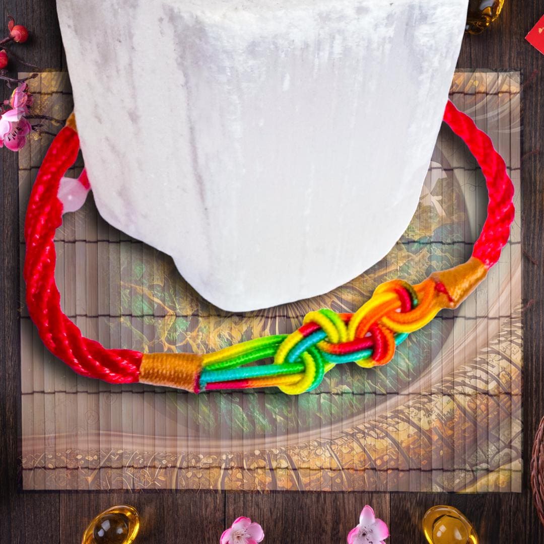 Dragons Eye Lucky Knot Bracelet - Metta-Blessed Energy Amulet