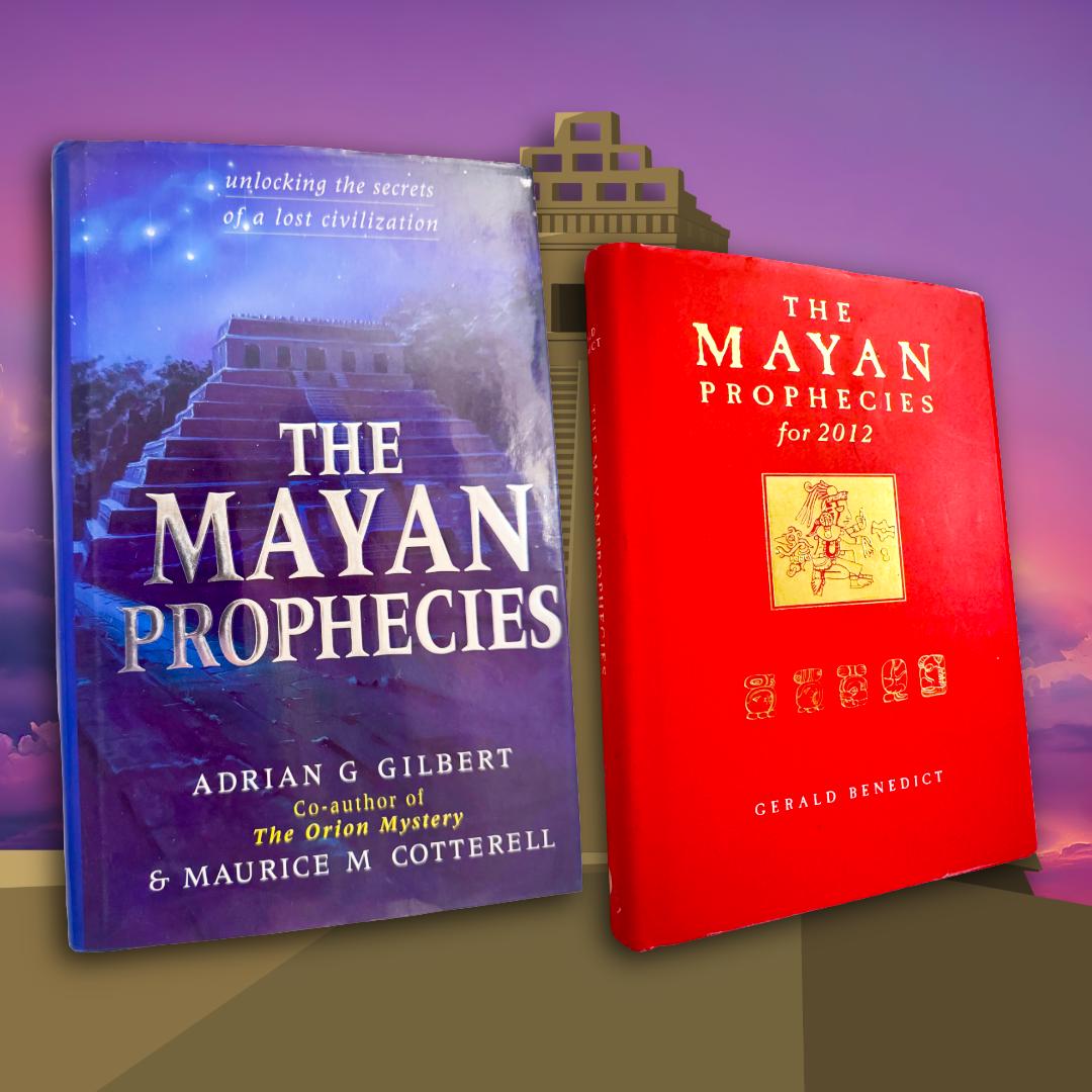 Mayan Prophecies First Edition Hardback Books: Sacred Text Pair (1996) (2008) | Consciousness Shift | Metta-Blessed™
