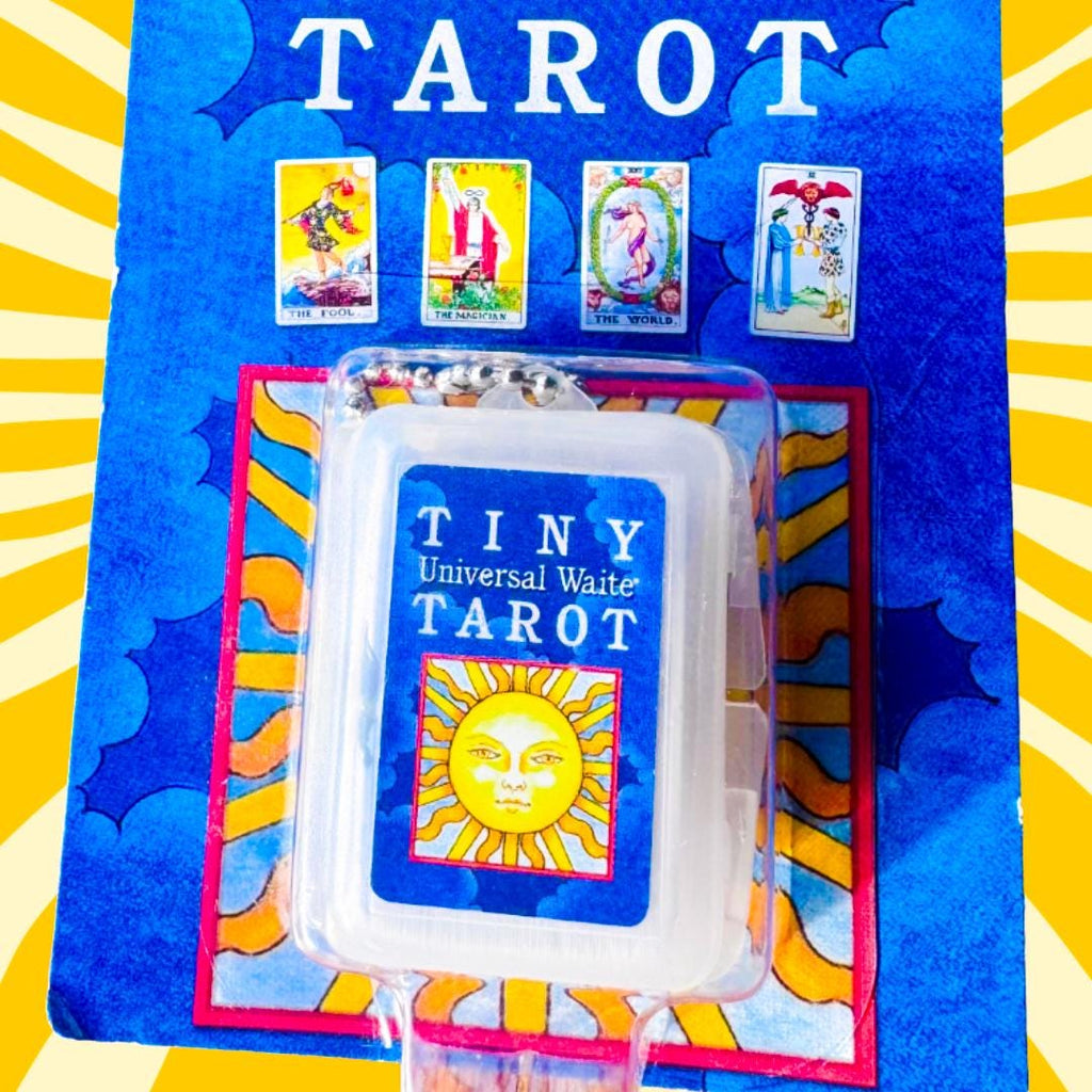Miniature Universal Waite Tarot Deck Keychain - 78 Cards - Collectible U.S. Games Systems
