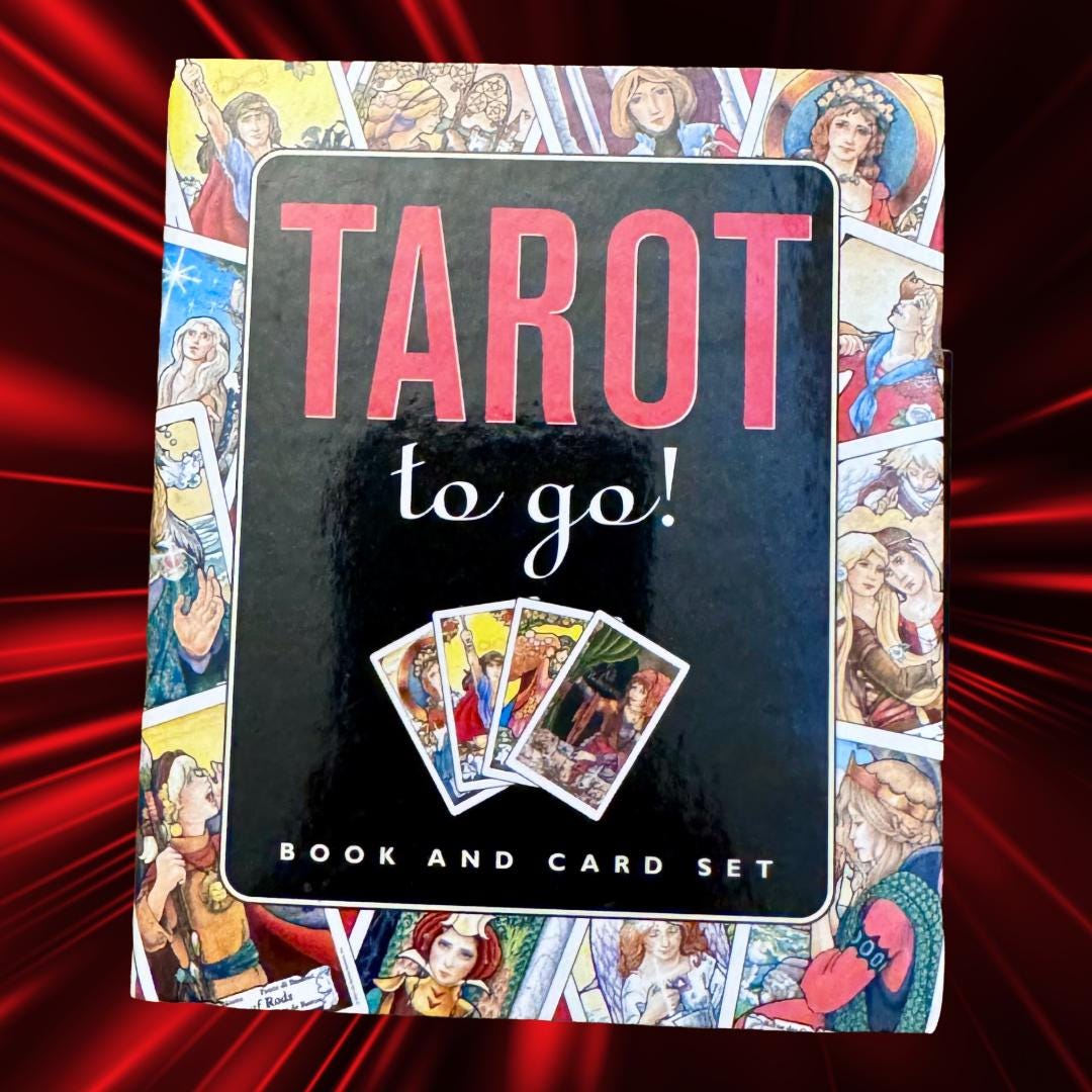 Mini Tarot to Go! (2002) Peter Pauper Press | Hanson-Roberts Tarot Deck & Guidebook Set – Collectible | Metta-Blessed™