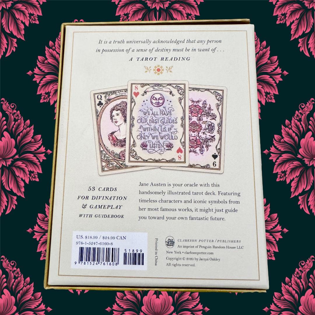 A Jane Austen Tarot Deck (First Edition, 2020) | A rare literary-inspired deck infused with Metta-Blessed™ intention