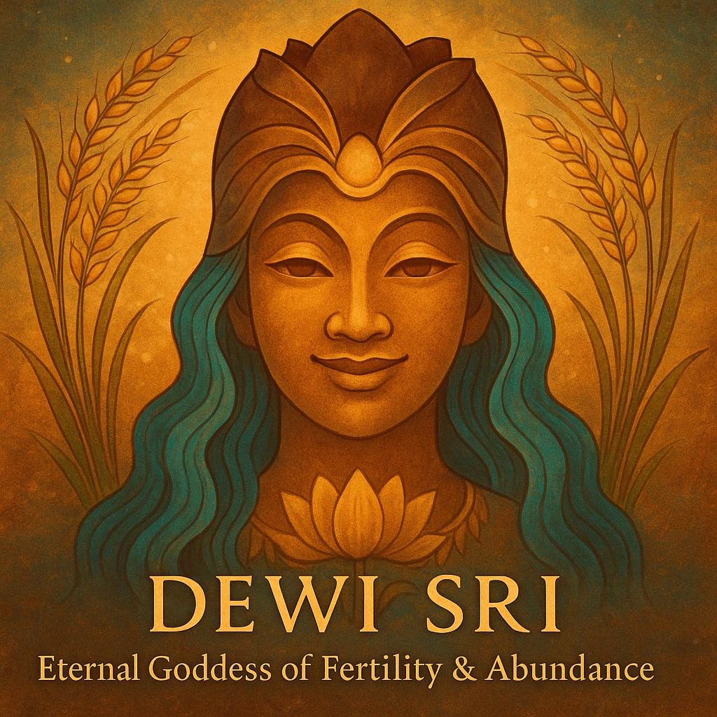 Enchanted Balinese Wooden Mask of Dewi Sri | POWERFUL PROTECTION | Metta-Blessed™