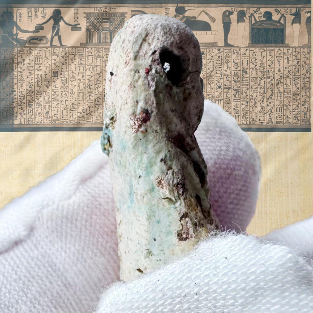 Ancient Egyptian Faience Ushabti Figures: c. 664-332 BCE | Metta-Blessed | Sacred Collection