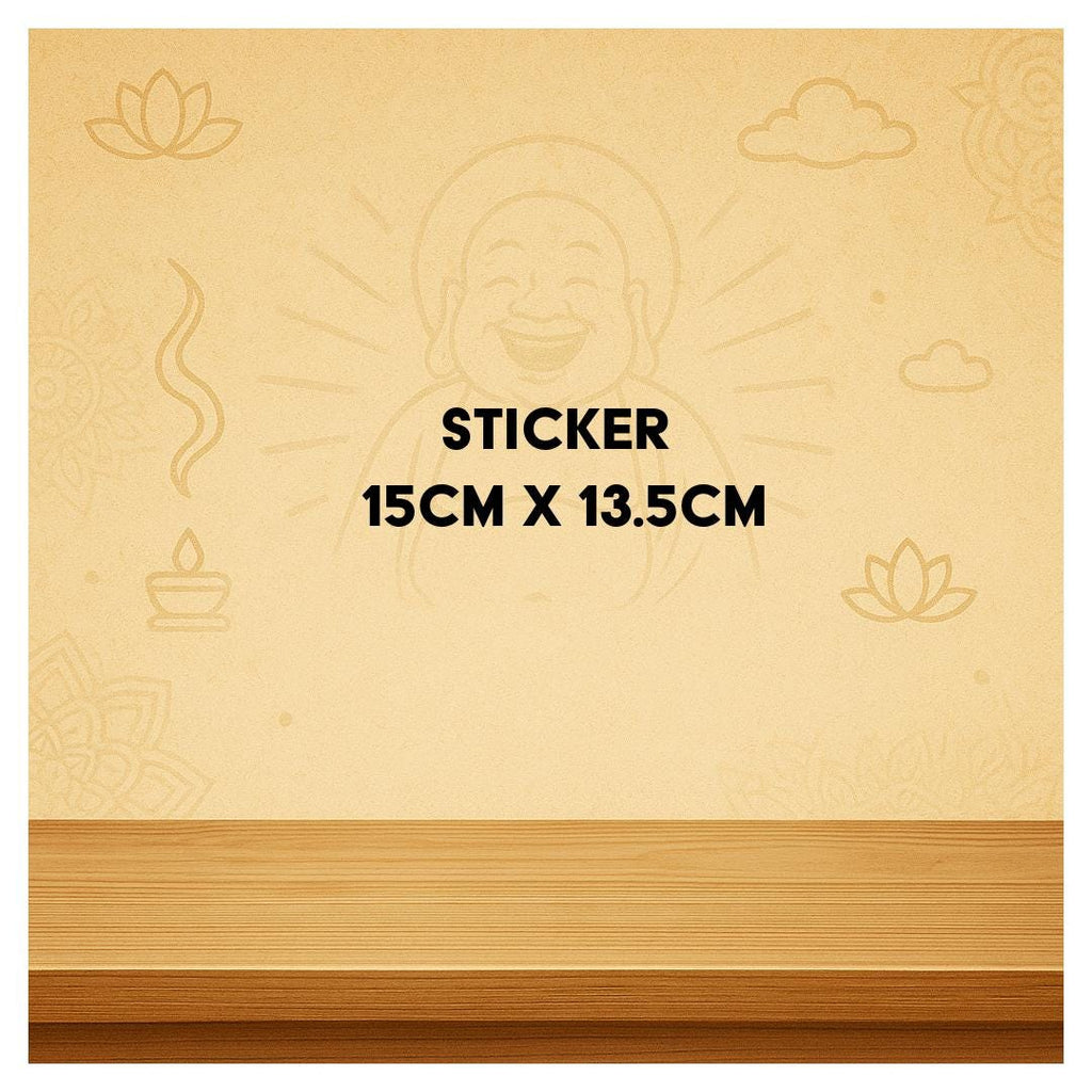 Jesus Has Your Back – Funny Religious Sticker | Christian Humor | Faith Protection Meme | Metta-Blessed™