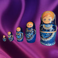 Enchanted Matryoshka Nesting Doll Set – Hand-Painted Russian Folk Art | Metta-Blessed™
