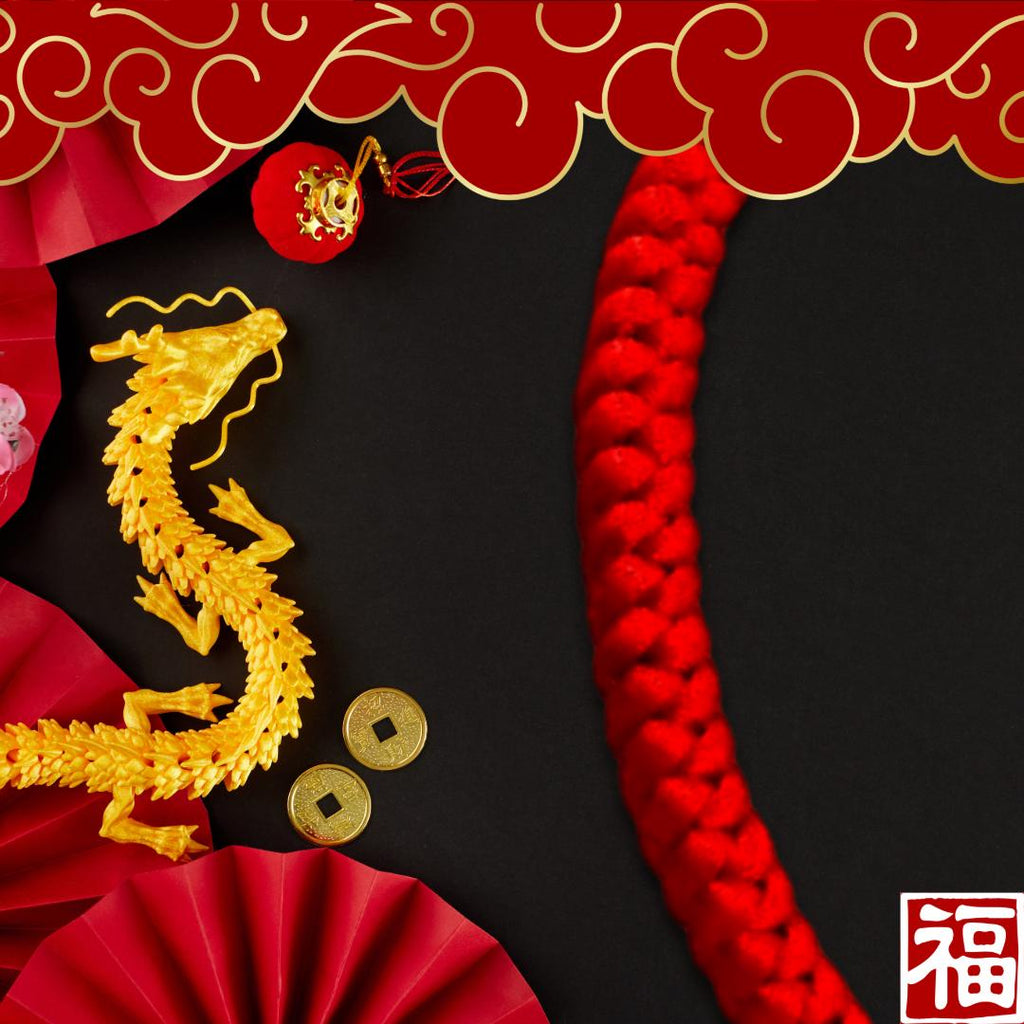 Dragon’s Thread of Fortune | Sacred Red Thread Bracelet – Powerful Protection | Metta-Blessed™