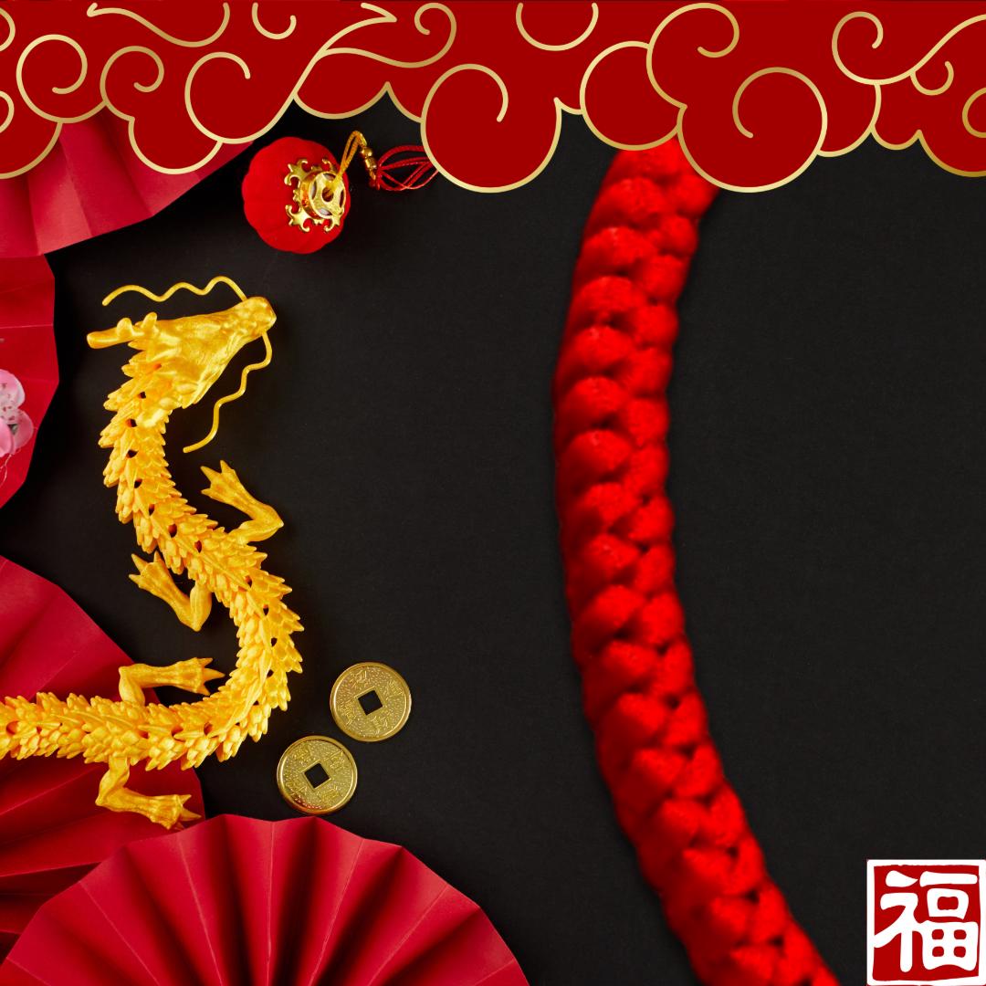 Dragon’s Thread of Fortune | Sacred Red Thread Bracelet – Powerful Protection | Metta-Blessed™