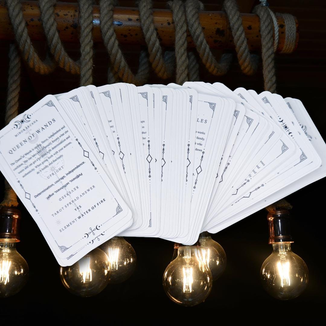 Beginner's Tarot | 78-card Tarot Learning Deck | Meaning on each card | Metta-Blessed™