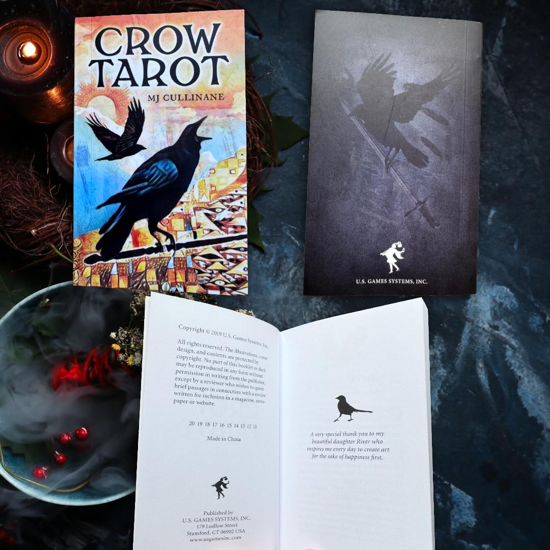 Crow Tarot Deck: MJ Cullinane, 78-Card Set, Metta-Blessed™