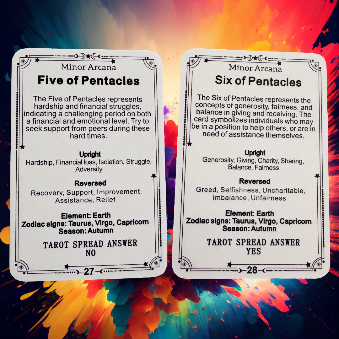 Beginner's Tarot | Double-Sided Tarot Learning Deck | Metta-Blessed™