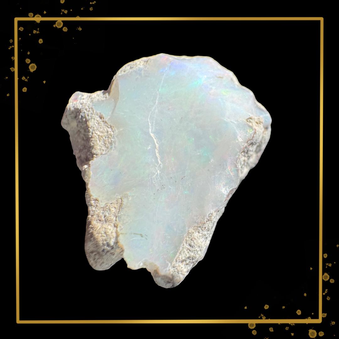 Ethiopian Welo Opal — Luminous Elemental Mirror | Ethical Specimen | Metta-Blessed™