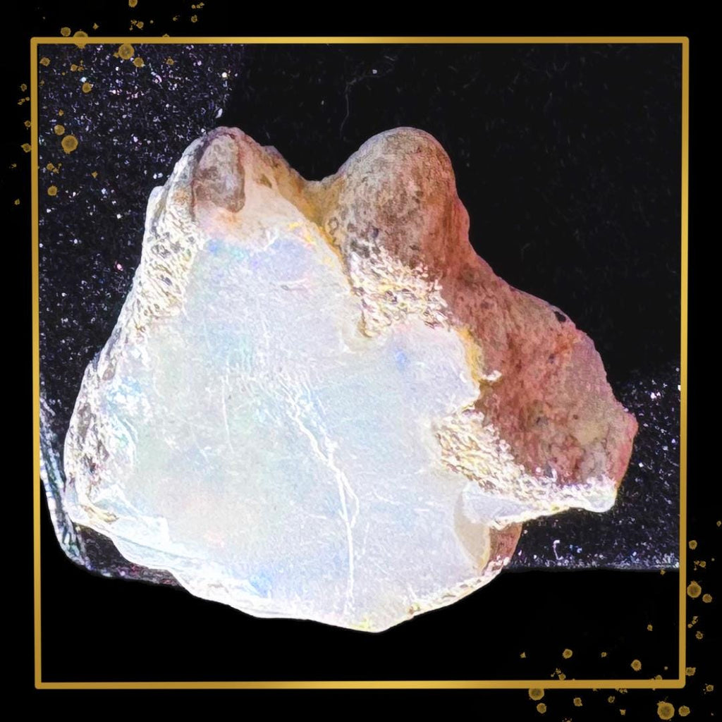 Ethiopian Welo Opal — Luminous Elemental Mirror | Ethical Specimen | Metta-Blessed™