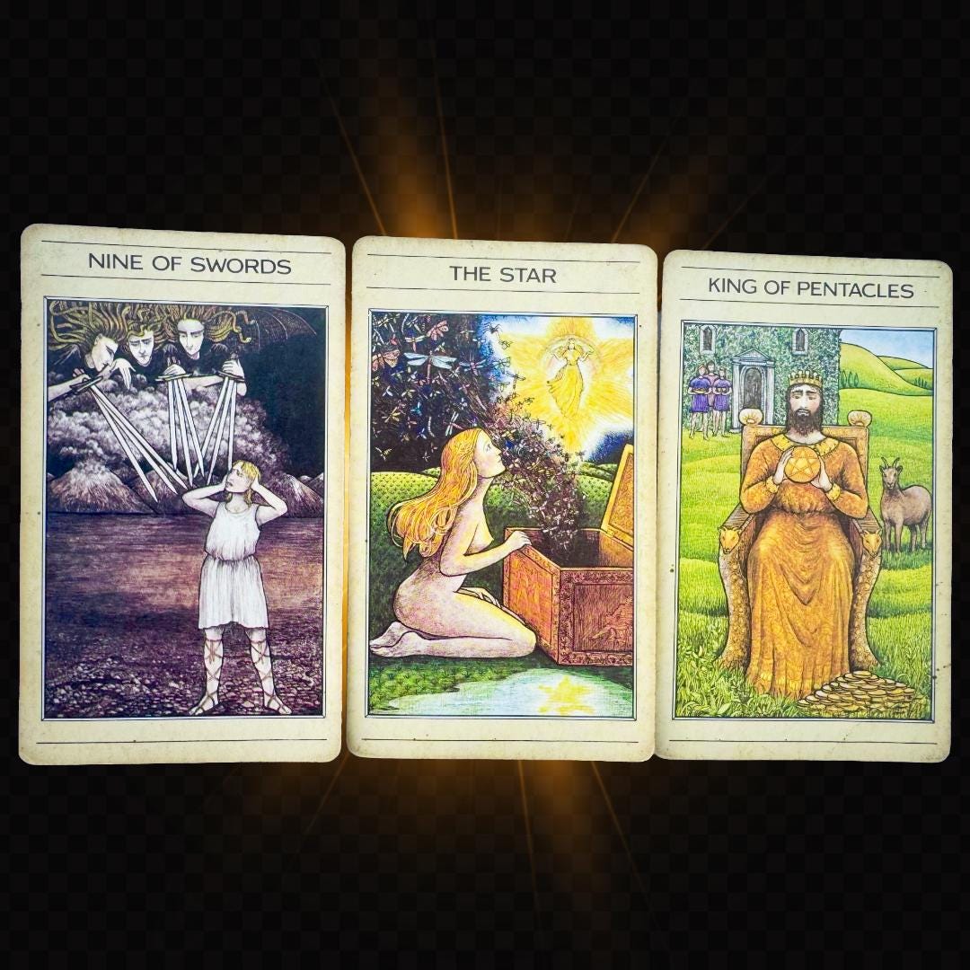 Hermetic Tarot Deck with Cloth: Golden Dawn, Practitioner's Legacy | Worked Deck | Metta-Blessed™