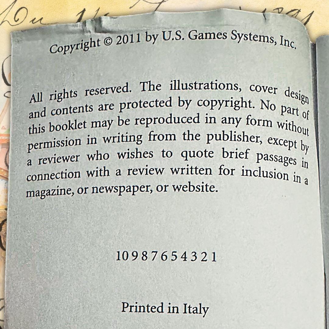 Joie de Vivre Tarot – First Italian Edition (2011) | Paulina Cassidy | Collector’s Deck | Metta-Blessed™