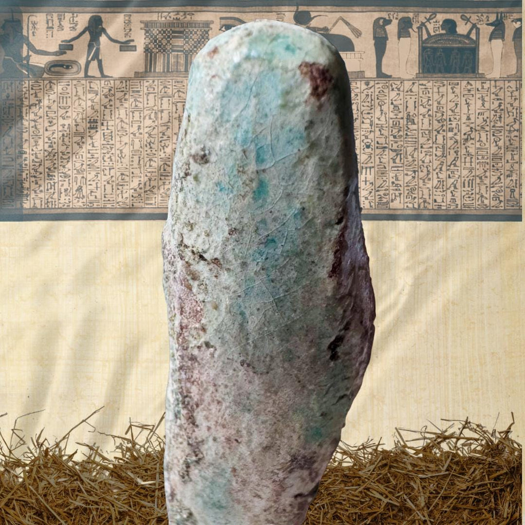 Ancient Egyptian Faience Ushabti Figures: c. 664-332 BCE | Metta-Blessed | Sacred Collection